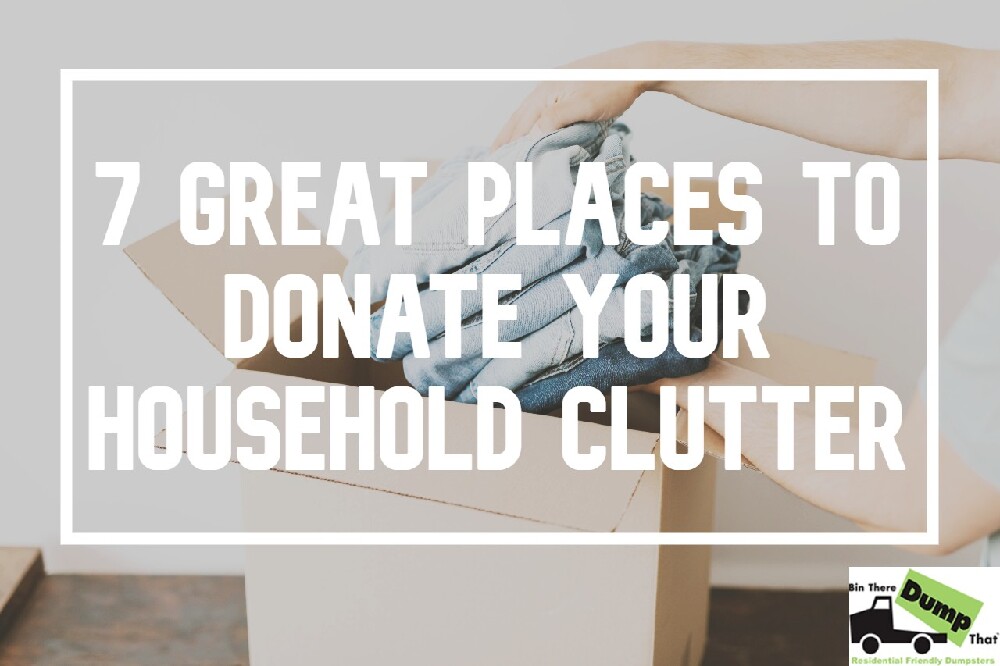 Drop Off Donations To Finish Decluttering Process