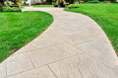 Paved Garden Path