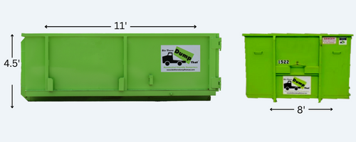 15 Yard Dumpster Dimensions