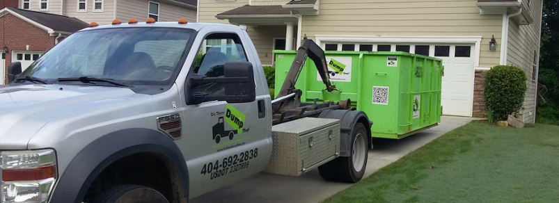 Dumpster Delivered to Atlanta Home